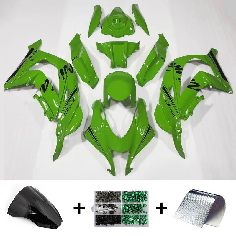 Amotopart Kawasaki ZX10R 2016-2020 Fairing Kit Bodywork Plastic ABS