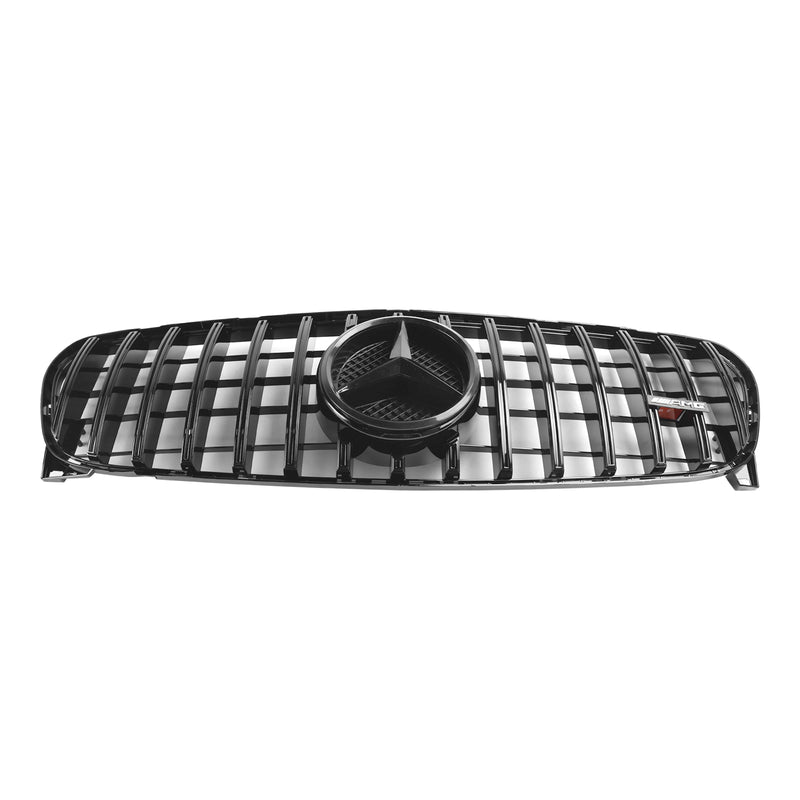 Front Grill Grille Fit Mercedes Benz GLA W156 X156 2017-2019 Facelift Black