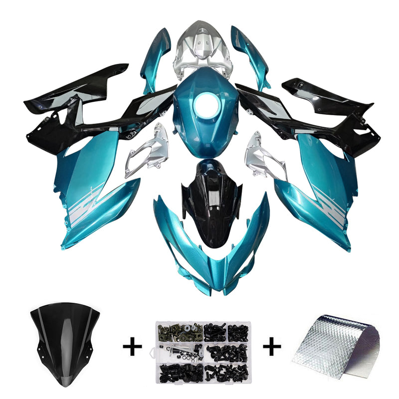 Injection Fairing Kit Bodywork Plastic ABS fit For Kawasaki EX400 Ninja400 2018-2024