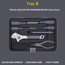 Multifunctional Home & Auto & Woodworkers Repair Tool Kit ;Customizable General Household Tool Kit Perfect for Homeowner Diyer Handyman