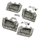4pcs Front Rear LH&RH Inside Inner Door Handle Gray For Jeep Grand Cherokee 2005-2011