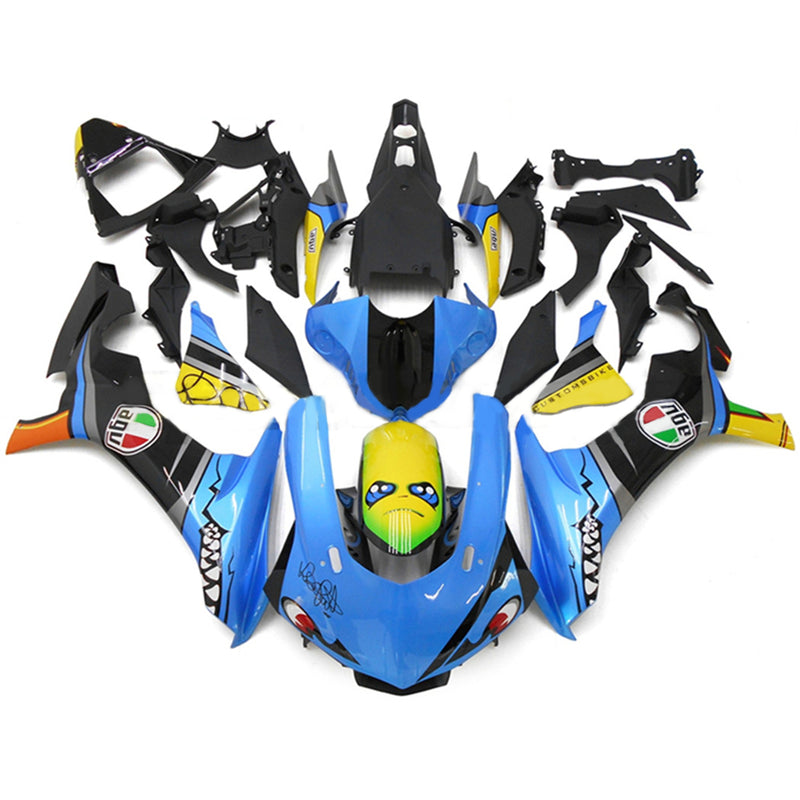 Amotopart Yamaha YZF 1000 R1 2015-2019 Fairing Kit Bodywork Plastic ABS