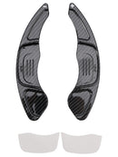 Carbon Look Steering Wheel Paddle Shifter Extension Covers Fit VW MK7 Golf
