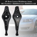 2X Rear Lower Wishbone Arms For Audi A3 Vw Eos Golf 5 6 Touran Passat