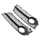 2PCS Fog Light Cover Grille Grill 8J0807682 Fit Audi TT MK2 2007-2010
