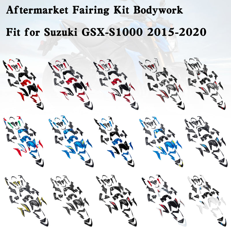 Amotopart Suzuki GSX-S 1000 2015-2020 Plastic Bodywork Fairing Kit