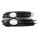 A Pair Of Car Fog Lamp Grilles 4F0807681A 4F0807682A For Audi A6 C6 2005-2008