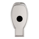 Benz GLC GLK CLS Leather Alloy Aluminum TPU Car Key White Case Cover