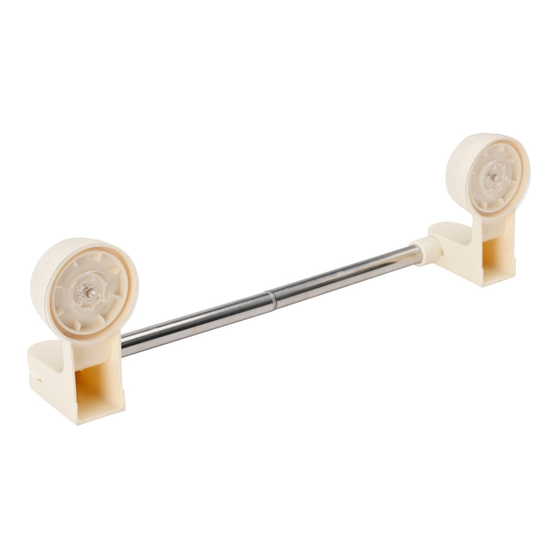 2x RV Shower Corner Storage Bar  Adjustable Stainless Steel Rod 11.8-23.6 inches