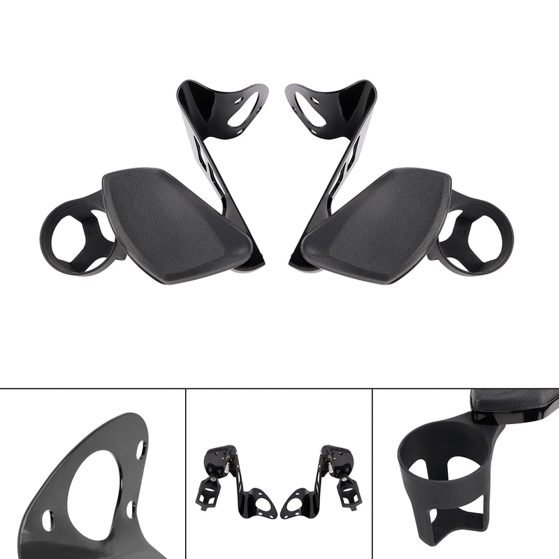 Passenger Armrest w/ Drink Holder fit for Electra Glides Road Glide 2014-2024