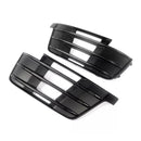 2X Original Car Front Bumper Fog Light Grilles For Audi Q7 S-Line 2016-2019