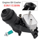 01/2016 For AUDI A4 Allroad B9 (8WH, 8WJ) 2.0 TDI quattro Estate Diesel on AWD 16 190 140 Engine Oil Cooler 03N115389N