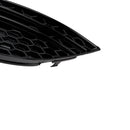 Black Fog Light Cover Grille Fit Audi A4 B8.5 2013-2015 Standard Bumper