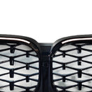 2021-2024 Fit BMW 5 Series G30 G38 Diamond Front Kidney Grill Grille Black