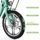 400W 48V 12A Elder Electric folding trike 3 wheel e-bike with Rear Seat