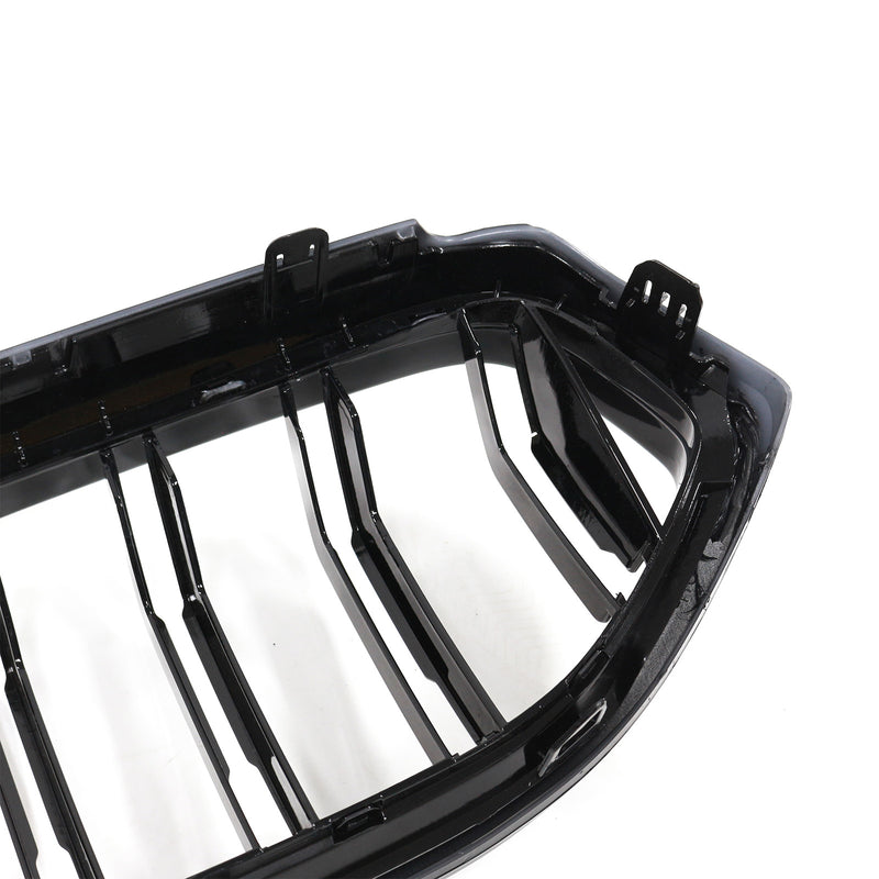 Double Slat Black Front Kidney Grill Grille Fit BMW 6 Series G32 2020-2025