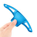 Steering Wheel Paddle Shifter Extension For Ford Explorer 13-19 Aluminium Blue