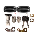 Exterior Door Handle & 2 Door Lock Set & 2 SAME KEYS For GM Chevy 2001-2006