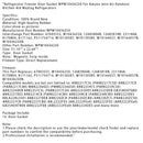 Refrigerator Freezer Door Gasket WPW10436250 For Amana Jenn Air Kenmore Kitchen