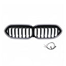 2020-2023 Fit BMW 2 Series F44 Coupe Gloss Black Front Bumper Grill Grille