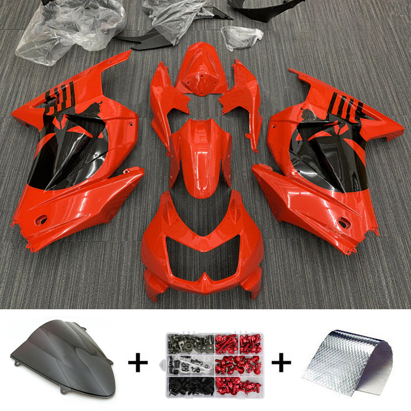 Amotopart Kawasaki EX250 Ninja250R 2008-2012 Fairing Kit Bodywork Plastic ABS