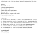 2002-2004 Hyundai Santa Fe 2.4L 2351CC L4 GAS DOHC Naturally Aspirated Throttle Body 35100-37300