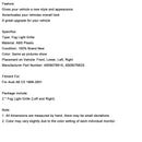 2PCS Front Lower Bumper Fog Light Cover Grille Fit Audi A6 C5 1998-2001