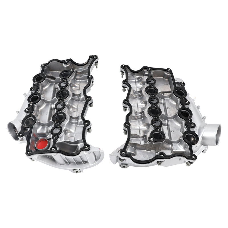 Pair Aluminum Valve Cover For Land Rover Discovery Range Rover 3.0 V6 306DT