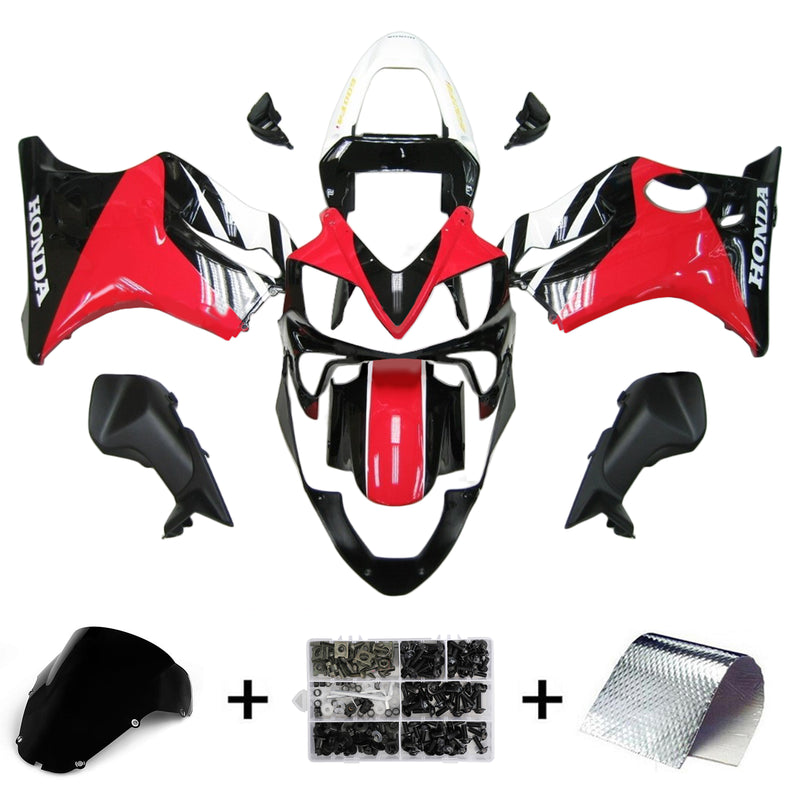 Amotopart Honda CBR600 F4i 2001-2003 Fairing Kit Bodywork Plastic ABS