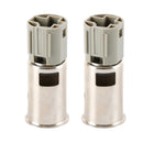 2× Power Outlet Cigarette Lighter Socket 253369B92A for Nissan