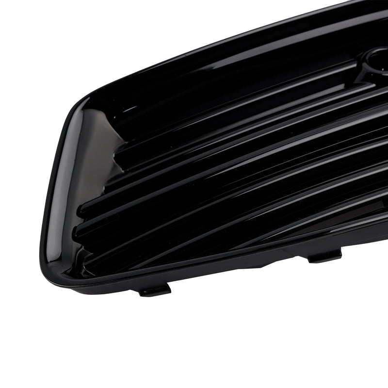 2PCS Front Bumper Fog Light Cover Grill Grille Fit Audi A6 C8 2019-2023