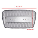 RS5 Style Honeycomb Front Bumper Grille Grill Fit Audi A5 S5 B8.5 2013-2016