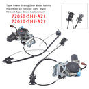 Left+Right Power Sliding Door Motor Cables For Honda Odyssey 2005-2010