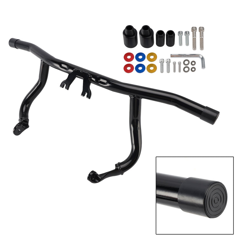 Engine Guard Crash Bar Frame Protector Bumper Black For Glide Flht Flhx 24-25