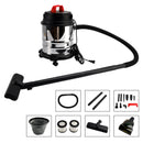 5 Gallon Steel Stainless Wet/Dry Canister Vac Shop Vacuum Cleaner 1800W