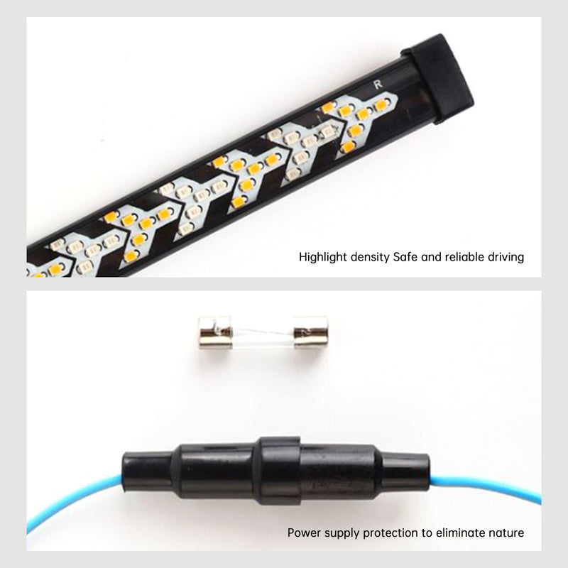 Car Truck LED TailLight Strip Turn Signal Lamp Flowing Dynamic Arrowhead 1 meters