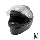 DOT Motorcycle Helmet Adult Street Full Face Orange Matte black