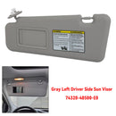 Gray Left  Side Sun Visor 74320-48500-E0 For Toyota Highlander 2008-2013