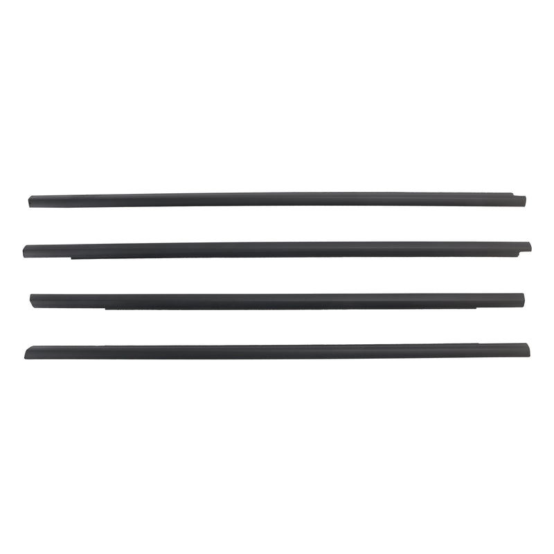 4PCS Window Weather Strip Seal Belt For Nissan X-trail 2001-2007