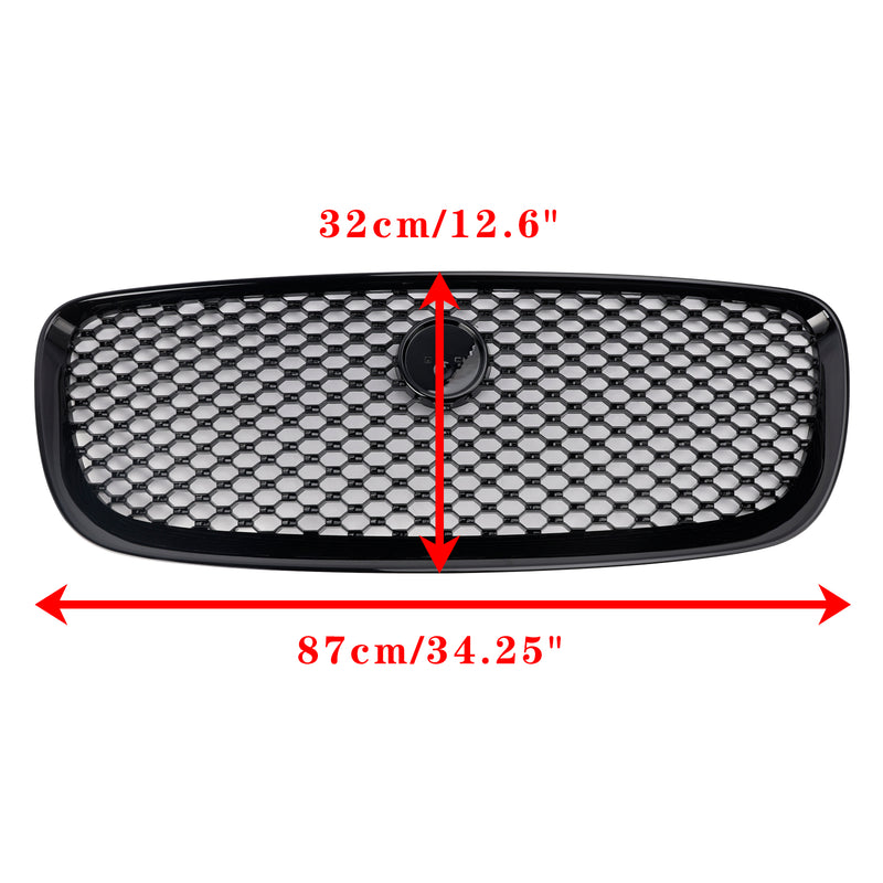 Gloss Black Front Bumper Grill Grille Fit JAGUAR F-PACE X761 2016-2020