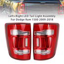 Left+Right LED Tail Light Assembly For Dodge Ram 1500 2009-2018