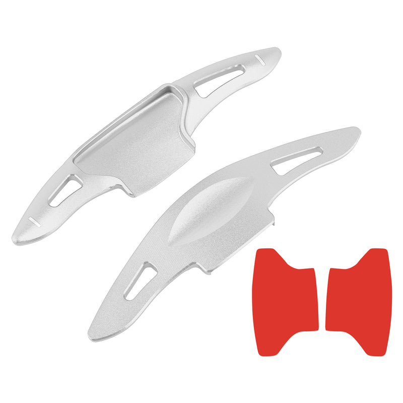 Steering Wheel Paddle Shifter Extension For Ford Explorer 20-23 Aluminium Silver