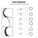 6PCS Fuel Injectors Seal O-Ring Kit Fit Caterpillar C7 Fit CAT C7 Internal