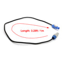 3.28ft Power Cable Stage Power Extension cable For Beam Moving Head Light Par