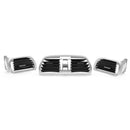 2004-2011 Porsche Targa 997 Left Right Central AC Vent Cover Silver 99755214105 99755213105 99755213205