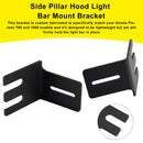 Side Pillar Hood Light Bar Mount Bracket For Honda Pioneer 700 1000 2014+