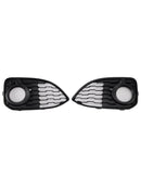 2PCS Fog Light Cover Grille Fit BMW 1 Series F20 F21 LCI M-Sport 2015-2019