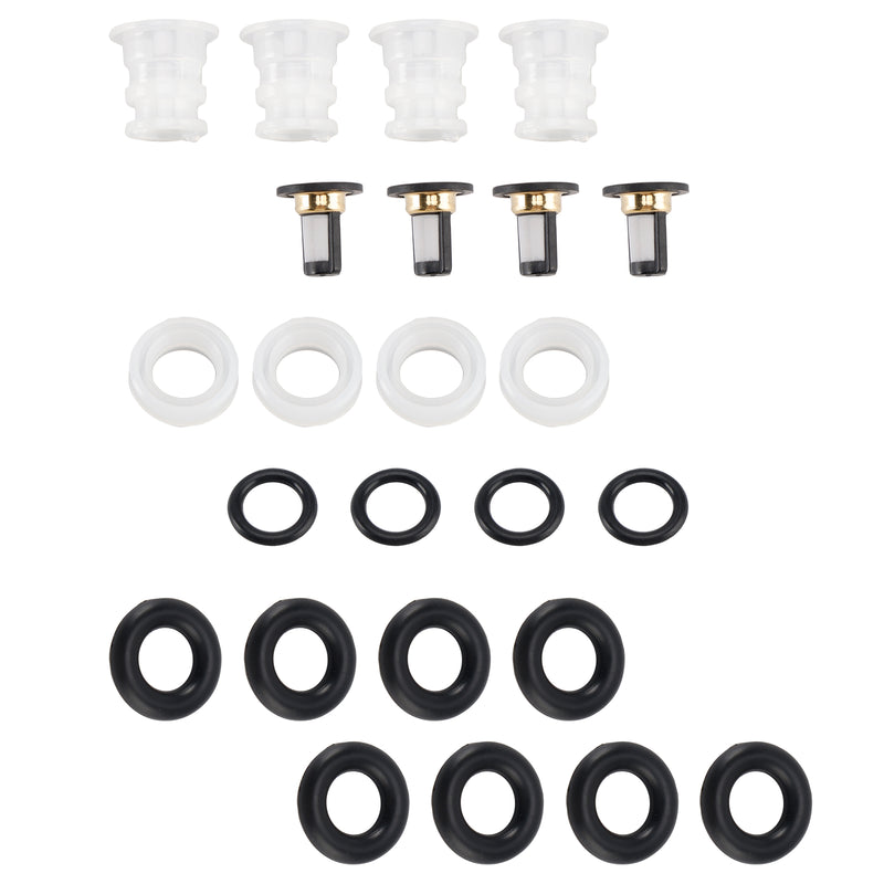 4PCS Fuel injector rebuild kit 16450-PNE-G01 Fit Acura RSX 2.0L-L4 2002-2004