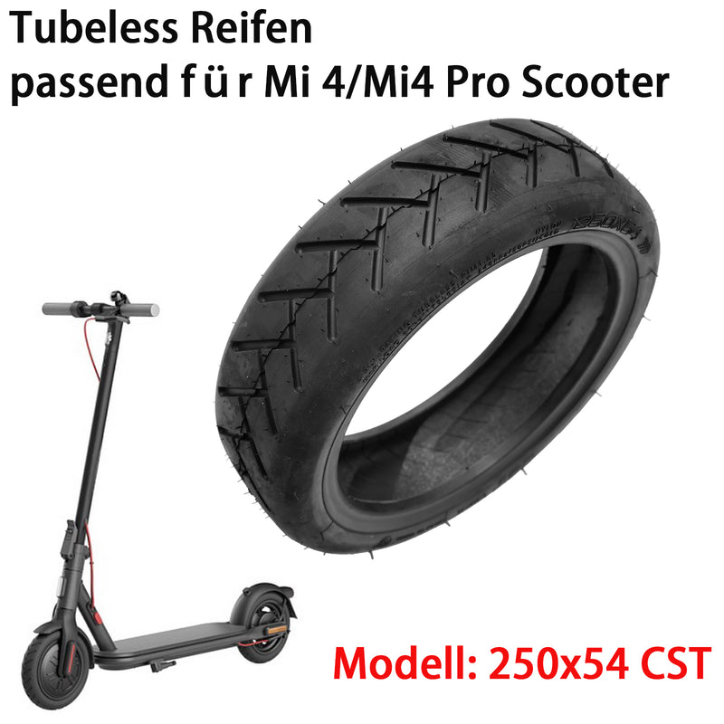 250x54 CST Electric Scooter Tire Tubeless Thickened Tyre For Xiaomi 4/Mi4 Pro2