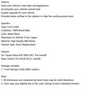 GR Style Front Bumper Grill Grille Fit Toyota Hilux N70 2005-2011 with LED